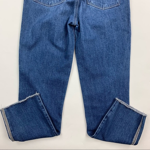 J Brand Jules Rhinestone Tuxedo Stripe Straight Leg Jeans in Urbanite Sz 26 - Picture 13 of 16